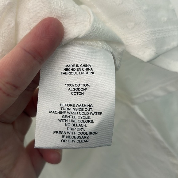 Jones New York Cotton Blouse - Picture 2 of 2